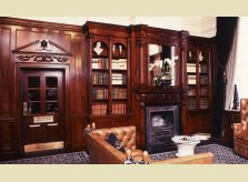 Halllidays library and sitting room at the Ruben's Hotel, London